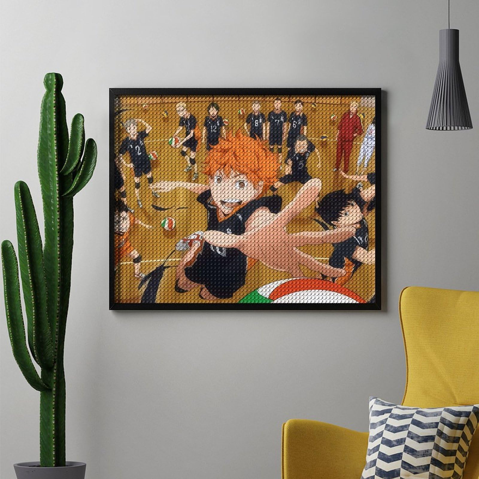 Amazon | ハイキュー!! ダイヤモンドの絵画 ビーズ絵画 ビーズ